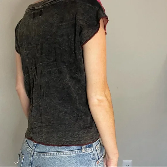 Colorful patchwork button down - Picture 2 of 3